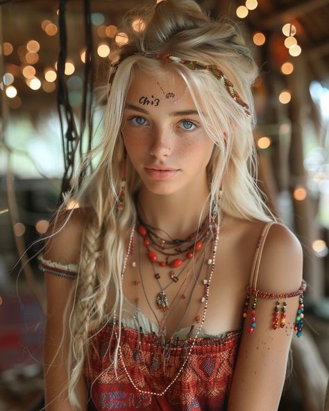 The Best 20+ Hippie Hairstyles For Women (Detailed Gallery) | 20+ Fabulous & Aesthetic Hippie Hairstyles | Hippie Hair Ideas Unique Faces Woman, Fulani Braids Goddess, Easy Hippie Hairstyles, Norse Women, Boho Fulani Braids, Fabulous Aesthetic, Fairy Hairstyles, Old Fashioned Bread, Hippie Hairstyles