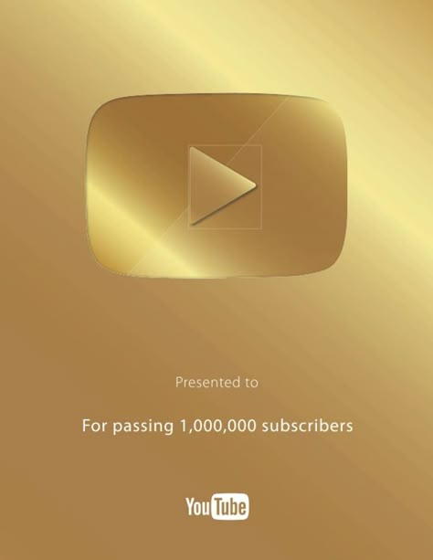 Golden Play Button, First Youtube Video Ideas, Play Button, You Tube, Flower Images, Digital Media, Dream Big, Youtube Videos, Google Images