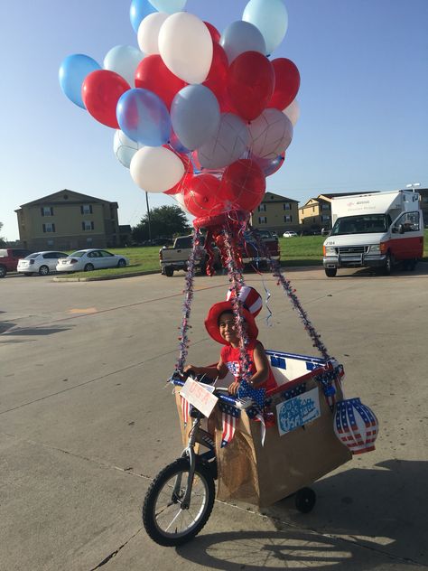 4th of July bike parade 2016. Bike Decorating Ideas For Parade, Bike Parade Ideas, Kids Bike Decorating, Bike Decorating Ideas, 4th Of July Bike Parade, Kids Parade Floats, Bicycle Decoration, Cheer Goals, Bike Parade