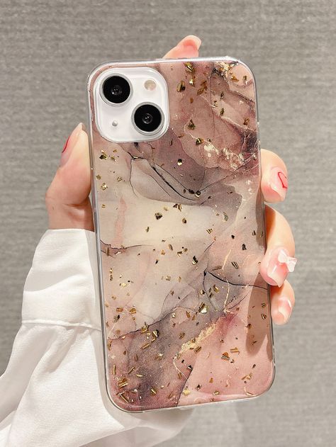 Brown    Silicone Marble Phone Cases Embellished   Phone/Pad Accessories Bride Fashion Illustration, Diy Resin Phone Case, Fashion Cycle, Resin Art Painting, Girly Phone Cases, Diy Iphone Case, Bride Fashion, Mobile Cover, Pretty Phone Cases