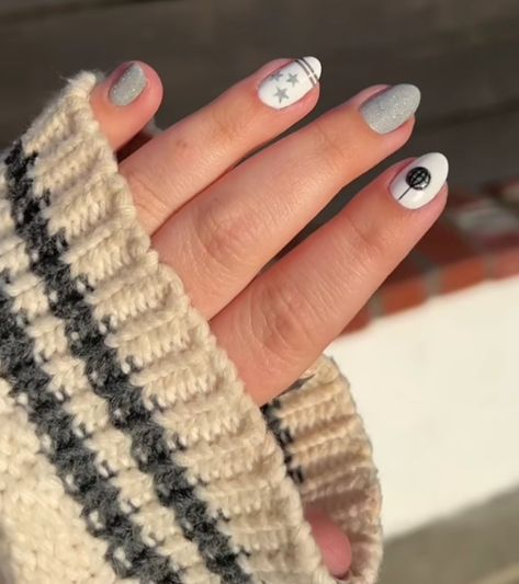 Taylor Swift Nails Folklore Inspired, Folklore Nails Inspired, Taylor Swift Nail Ideas Folklore, Evermore Nails Taylor Swift, Simple Taylor Swift Nails, Folklore Nails Taylor Swift, Ttpd Nails Taylor Swift, Taylor Swift Themed Nails, Swiftie Nails