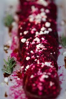 Recipe Resolution; A Culinary Adventure: Oven Roasted Beets with Goat Cheese and Balsamic Vinegar Roasted Beets With Goat Cheese, Beets With Goat Cheese, Cooking Beets In Oven, Roasting Beets In Oven, Beet And Goat Cheese, Golden Beets, Goat Cheese Recipes, Beet Recipes, Roasted Beets