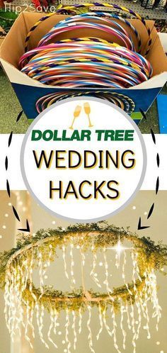 Dollar Tree Wedding, Wedding Hacks, Frugal Wedding, Boda Diy, Rustic Wedding Decorations, Wedding On A Budget, Wedding Planning Ideas, Tree Wedding, Planning A Wedding