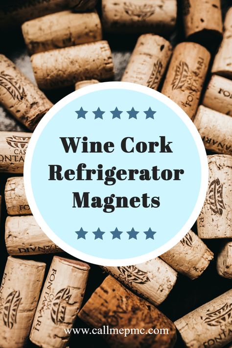 Wine Cork Magnets Diy, Wine Cork Magnets, Cork Magnets Diy, Craft Refrigerator, Wine Cork Coasters, Cork Magnet, Magnets Diy, Cork Ideas, Quick And Easy Crafts