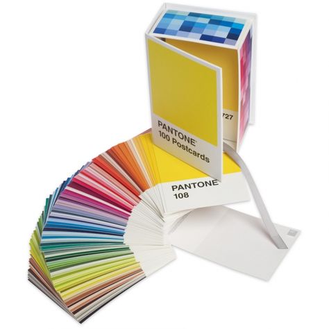 Greer Chicago | Product Detail | Pantone 100 Postcards Pantone Matching System, Architecture Foundation, Birthday Table Decorations, Chicago Architecture, Color Chip, Bullet Journal Ideas Pages, Diy Clay, Stationery Set, Paper Cards