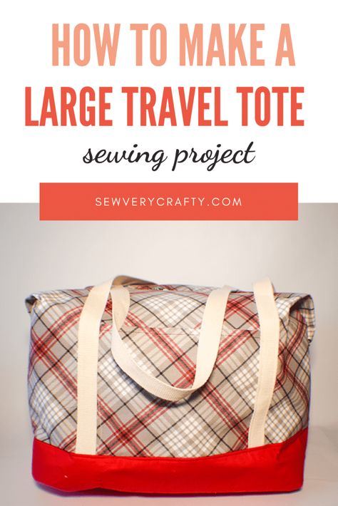 Overnight Bag Pattern, Diy Duffle Bag, Zippered Tote Bag Pattern, Large Tote Bag Pattern, Duffel Bag Pattern, Weekender Bag Pattern, Duffle Bag Patterns, Tote Bag Pattern Free, Diy Travel Bag