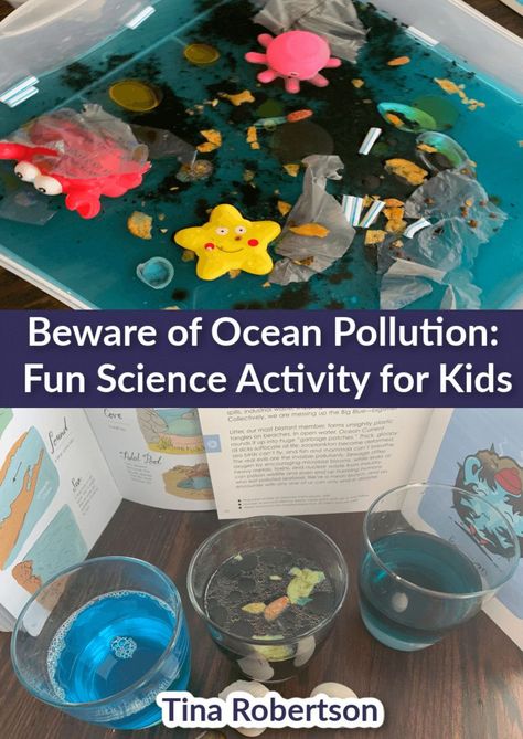 Water Pollution Activity, Tide Pool Activities For Kids, Water Study Creative Curriculum, Water Stem Activities, Ocean Stem Activities, Ocean Pollution Activity, Ocean Science Experiments, Pollution Activities, Sustainability Activities