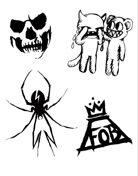 Band logo tattoo idea ghost deftones my chemical romance fall out boys Rock Band Tattoos, Band Tattoos, Idea Aesthetic, Band Logo, Band Tattoo, Band Logos, Tattoo Inspo, Tattoo Idea, Rock Band