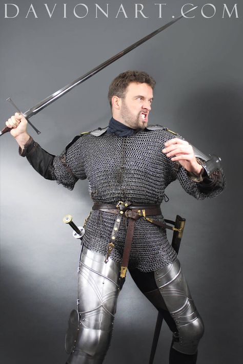 15th Century Knight STOCK XXI by PhelanDavion Knight Pose Reference, Knight Pose, Action Pose Reference, Armadura Medieval, Human Reference, Body Reference Poses, Human Poses Reference, Human Poses, Dynamic Poses