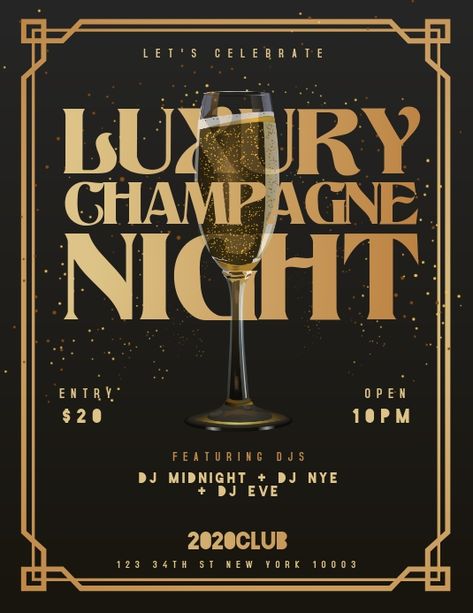 Photoshop Poster Tutorial, Mexican Graphic Design, Ig Story Template, Cover Art Template, Luxury Champagne, Restaurant Poster, Menu Flyer, Nightclub Design, Pub Design