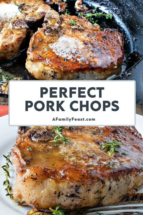 Pork Loin Chops Recipes, Perfect Pork Chops, Boneless Pork Chop Recipes, Pork Chop Recipes Crockpot, Easy Pork Chops, Easy Pork Chop Recipes, Pork Chop Recipes Baked, Pork Chop Dinner, Juicy Pork Chops