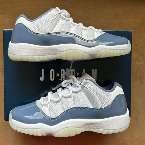 Jordan 11 Retro Low Gs “Diffused Blue” Size 7y Or 8.5w Brand New In Original Box, 100% Authentic Guaranteed Jordan 11 Blue, Blue 11s, Jordan 11s, Jordan 11 Low, Blue Jordans, Jordan 11 Retro Low, Shoes Jordan, Jordan 11 Retro, Swag Shoes