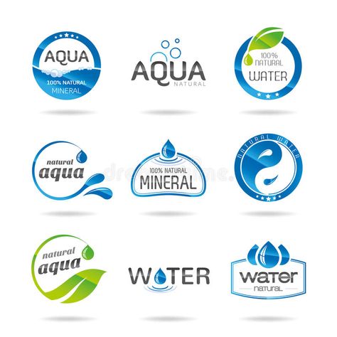 Water design elements. Water icon. Water, water and water products for icon desi , #spon, #elements, #design, #Water, #icon, #studies #ad Bottled Water Logo, Kids Logo Brand, Water Logo Design, Water Bottle Logos, Logo Design Water, Gold Logo Branding, Minimal Logo Branding, Water Bottle Label Design, Water Icon