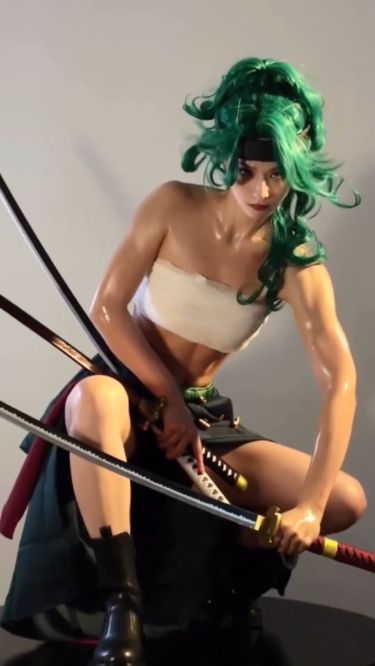 OnepieceonepieceeditLuffyZoroSanjiNamiFrankyBrookNicorobinUssopChopperShanksAceSaboKaido uta Zoro One Piece Cosplay Female, Female Zoro Cosplay, Chopper One Piece Cosplay, Luffy Female Cosplay, Zoro Cosplay Girl, Luffy Cosplay Female, Female Shanks, Zoro One Piece Cosplay, Zoro Outfits