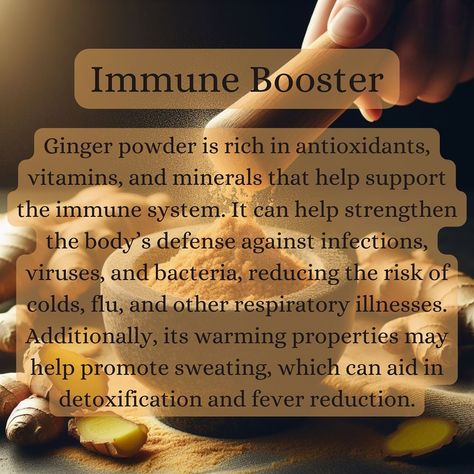 Here are the top three reasons why ginger powder is used for the body 🫚💛 Incorporating #gingerpowder into your diet can provide numerous health benefits and support overall well-being. Whether consumed in teas, smoothies, or added to recipes, ginger powder is a versatile ingredient with a long history of medicinal use. • Improves Bodily Digestion • Nausea Relief • Pain Relief • Lower Blood Sugar Levels • Supports Hearth Health • Boosts Immune System • Improves Circulation • Enhances Cognit... Ginger Powder Benefits, Nausea Relief, Ginger Powder, Low Blood Sugar Levels, Boost Immune System, Lower Blood Sugar, Improve Circulation, Long History, Blood Sugar Levels