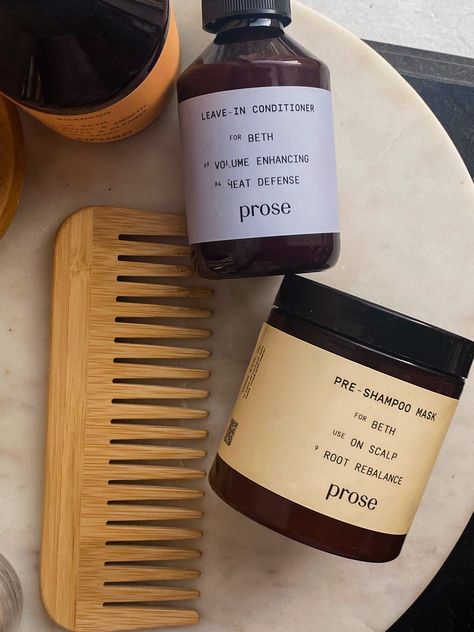 Our Editors Finally Tried Prose... Here Are Their Thoughts | The Everygirl Prose Hair Care, Prose Shampoo, Scalp Mask, Purple Conditioner, Scalp Shampoo, Curl Cream, Hair System, The Everygirl, Sulfate Free Shampoo