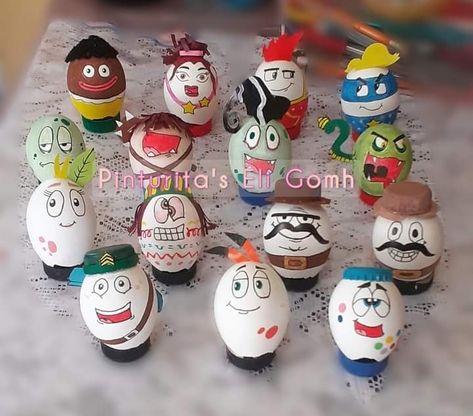 Huevos Cartoon, Easter Egg Crafts, Egg Crafts, Egg Decorating, Easter Eggs, Egg, Party Decorations, Easter, Novelty Christmas