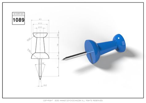 Fusion 360 Exercise, Autocad 3d Modeling, 3d Cad Exercises, Isometric Drawing Exercises, Autocad Isometric Drawing, Orthographic Drawing, 3d Autocad, Learn Autocad, Solidworks Tutorial