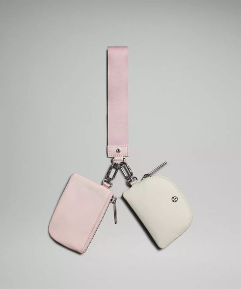 Dual Pouch Wristlet | Women's Bags,Purses,Wallets | lululemon Lululemon Coin Pouch, Lanyard Wallet Aesthetic, Lulu Lemon Wallet, Lulu Dual Pouch Wristlet, Pink Lululemon Keychain, Keychain Lululemon, Lululemon Wallet, Lululemon Keychain, Lululemon Dual Pouch Wristlet