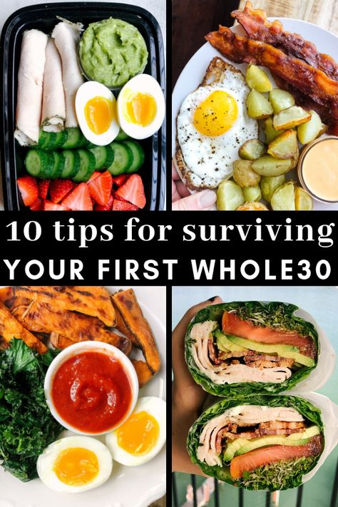 10 Tips for Surviving Your First Whole30 — Mad About Food Whole 30 Approved Foods, Egg And Grapefruit Diet, Whole 30 Snacks, Whole 30 Lunch, Whole30 Dinner Recipes, Whole 30 Meal Plan, Easy Whole 30 Recipes, Whole 30 Breakfast, Whole 30 Diet