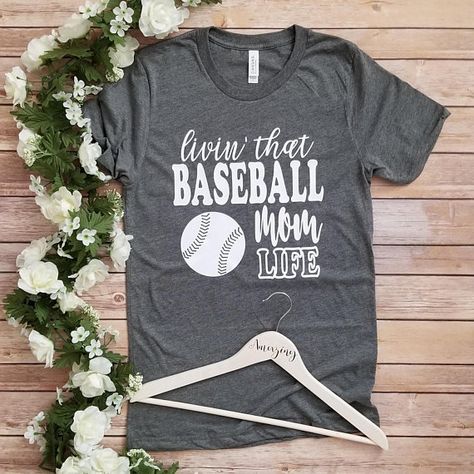 Baseball Mom T-shirt - Baseball Mama T-shirt - Baseball T-shirt - Mom Shirts - Baseball Mom Shirts - Womens T-shirt - Unisex T-shirt Mother Days, Mother Days Gift, Mom T Shirts, Baseball Bats, Surprise Az, Baseball Mama, Volleyball Mom, Baseball Mom Shirts, Game Day Shirts