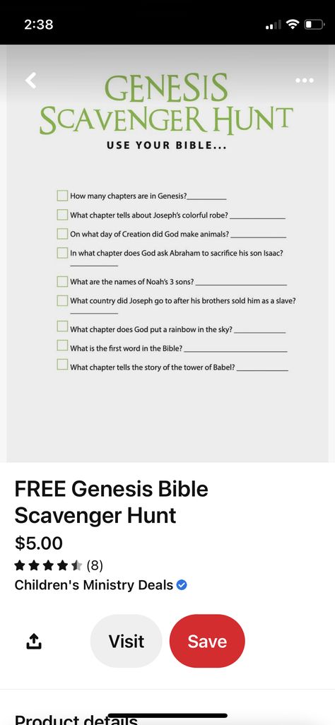 Genesis Scavenger Hunt, Toddler Scavenger Hunt, Church Youth Group Activities, Bible 101, Awana Sparks, Prayers Of The Righteous, Sunday School Worksheets, Bulletin Ideas, Church Games