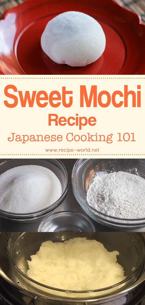 Trending Desserts, Japanese Rice Cake, Japanese Dessert Recipes, Recipe Japanese, Wallpaper Food, Dessert Chef, Mochi Recipe, Easy Japanese Recipes, Cooking 101