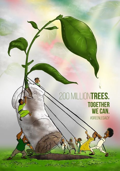 Climate Action Painting, Climate Action Drawing, Eco Club Posters, Plant More Trees Poster, Climate Action Poster Ideas, Reforestation Poster, Save Nature Poster Environment, Art Competition Poster, Environment Day Poster Ideas