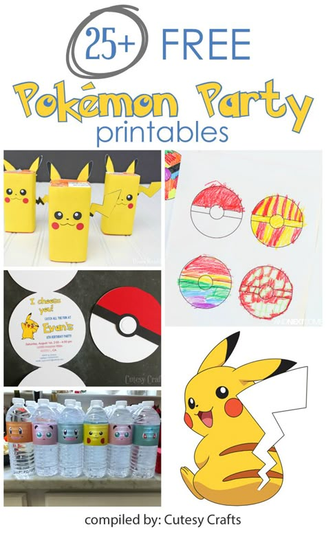 Free printable Pokemon birthday party invitations that look like Pokeballs! Make them with free Silhouette cut files provided or print out the pdf files! Pokemon Birthday Sign Diy, Free Pokemon Birthday Printables, Pokemon Party Invitations Free, Pokemon Birthday Printables, Pokémon Trunk Or Treat, Pokemon Snacks Ideas, Pokedex Printable, Pokemon Food Ideas Birthdays, Pokémon Printable