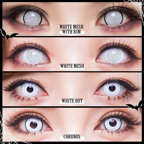 👀🤍Four White Lenses for Zombie Makeup Which one do you like best?👻🎃 💕Use code “IG” to get extra 10% off! 💎💎💎💎💎 😍US warehouse arrival in 3-6 days 💥Buy 2 Get 2 Free；Buy 3 Get 4 Free ；Buy 5 Get 7 Free ✈️Free Shipping On Orders Over $16! 🎈As low as $9.99 ownmakeup #halloweenlife #creativemakeup #facepaint