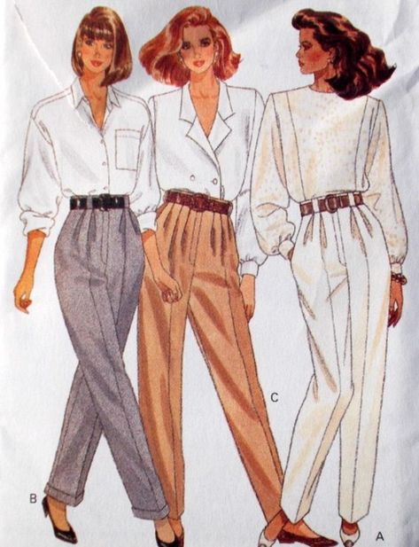 40 Classy Vintage Sewing Pattern For Women - Bored Art Look 80s, Classy Vintage, Look Retro, Retro Mode, Womens Sewing Patterns, 1980s Fashion, Vintage Mode, Couture Vintage, Moda Vintage