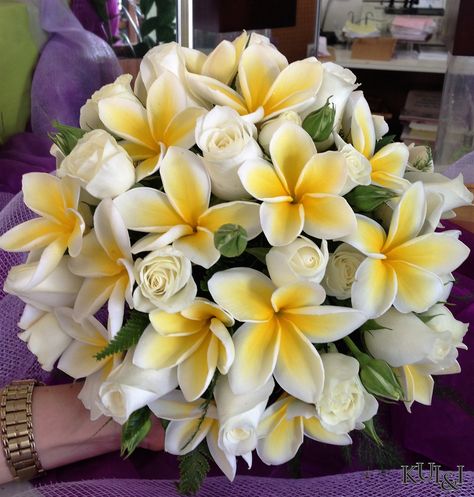 Plumeria Wedding Decorations, Plumeria Flowers Bouquets, Wedding Cake Pool Steps, Costco Wedding Flowers, Flores Plumeria, Plumeria Wedding, Plumeria Bouquet, White Orchid Bouquet, Seating Chart Wedding Diy