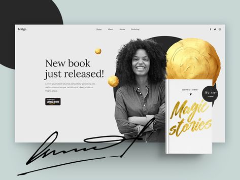 Book promotion landing page by Jovana Jevtovic Books Advertising Ideas, Book Launch Design Ideas, Book Release Flyer, Book Marketing Design, Book Author Website Design, Book Landing Page Design, Book Promotion Design Social Media, Book Advertisement Design, Book Promotion Poster