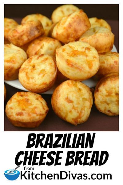 Brazilian Cheese Puffs, Brazilian Cheese Bread Recipe, Potato Poppers, Brazilian Cheese Bread, Brazilian Dishes, Cheese Bread Recipe, Cheesy Bread, Cheesecake Desserts, Brazilian Food