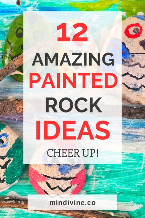 Looking for a fun DIY project? Try these 12 easy paint rock ideas for beginners and experienced artists! Unleash your imagination! Rick Paintings Easy, Easy Pebble Painting, Kindness Rock Painting Ideas, Inspirational Rock Painting Ideas Easy, Easy Rock Painting Ideas For Beginners, Mandela Rock Painting Patterns, Simple Painted Rocks, Painting Rocks Ideas, Mandela Rock Painting