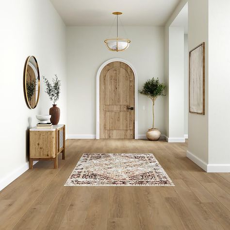 Wide plank flooring