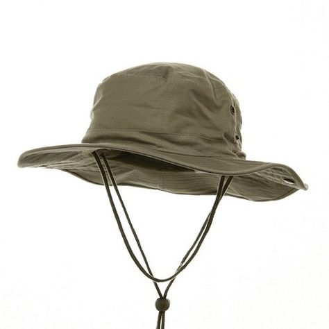 Fishing Hat (01)-Khaki (L) W10S32F Aussie Hat, Hunting Caps, Black Packaging, Types Of Hats, Mens Sun Hats, Side Snap, Sun Protection Hat, Fishing Hat, Cotton Hat