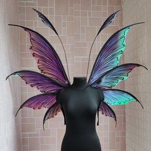 Wings For Costume, Large Fairy Wings, Small Fairy Wings, Iridescent Fairy Wings, Groove Cruise, Iridescent Fairy, Diy Fairy Wings, Fair Outfit, Real Fairies