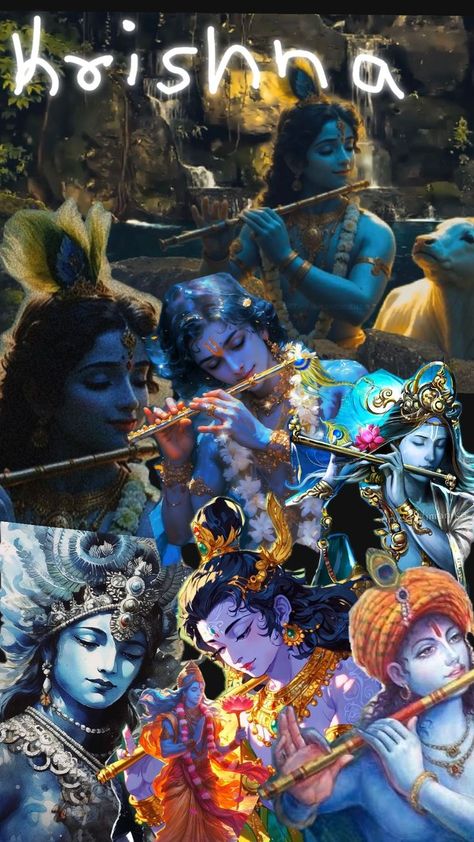 Krishna Collage, Peace Illustration, God Illustrations, Krishna, Illustrations, Collage, Quick Saves