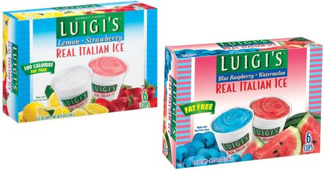 Luigi's Italian Ice Sugar Free Italian Ice, Marauders Era Shifting, Happy Apartment, Tik Tok Snacks, Italian Ice Recipe, Chicago Drill, Mini Rv, Brand Food, Snack Hacks