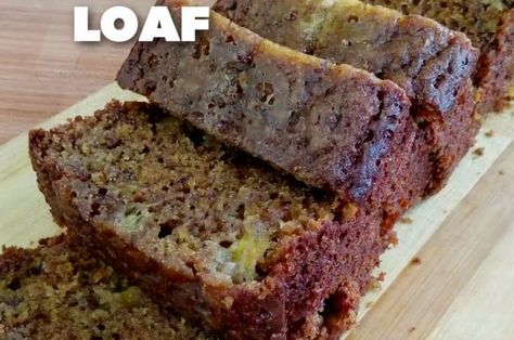 Banana Cake Recipe Moist, Banana Recipes No Bake, Cake Recipe Moist, Yummy Kitchen, Ripe Banana Recipe, Banana Bread Recipe Moist, Moist Banana Bread, Easy Banana Bread Recipe, Banana Cake Recipe