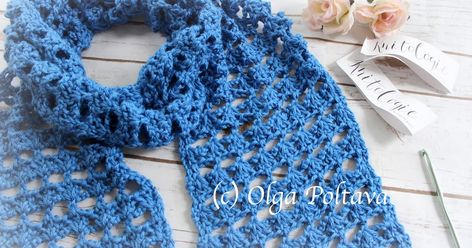 How to Crochet Lace Scarf, Luxurious Knitology Yarn by Knitcrate, Get 20% Off Your First Subscription Box Crochet Lacy Scarf, Crochet Valentine Patterns, Crochet Lace Scarf, Lacy Scarf, Scarf Lace, Lacy Crochet, Crochet Scarfs, Beginner Knitting, Crochet For Beginners Blanket