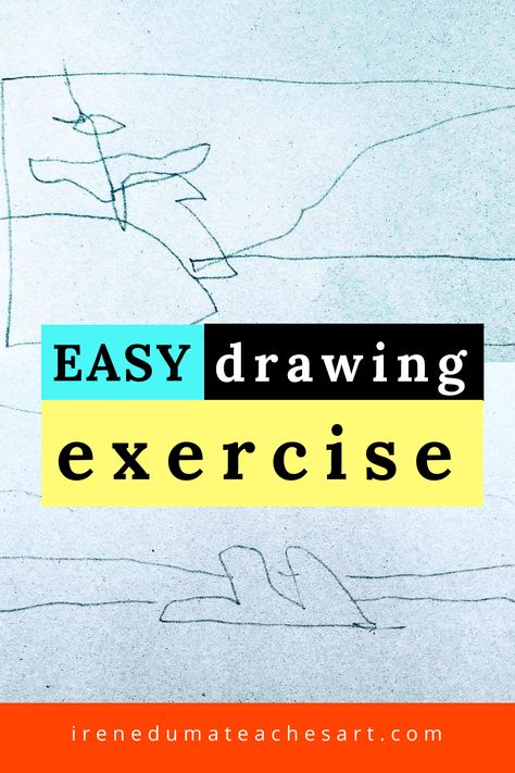 🖼️ Ready to enhance your drawing skills? This easy drawing exercise offer an ideal starting point for beginners and a valuable refresher for painters. So simple, it can be done in a minute. But don’t underestimate its power: it teaches you to see the essens. Click on the link to read the blog post and let’s get you drawing 🎨 Drawing Exercises For Beginners, Exercises For Beginners, Basic Painting, Simple Exercise, Drawing Exercises, Your Drawing, Drawing For Beginners, Happy Drawing, Art How