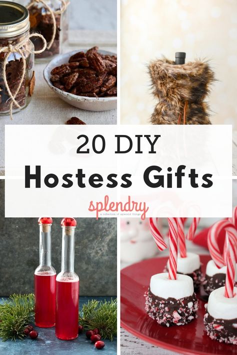 Don't show up to your next party empty-handed! We've got 20 awesome ideas for DIY hostess gifts everyone will love! #diy #easydiy #giftideas #diygifts #hostessgifts #holidaygifts Diy Hostess Gifts Christmas, Christmas Hostess Gift Ideas, Christmas Party Hostess Gifts, Diy Hostess Gifts, Easy Hostess Gifts, Creative Homemade Gifts, Hostess Gift Ideas, Christmas Hostess Gifts, Christmas Hostess