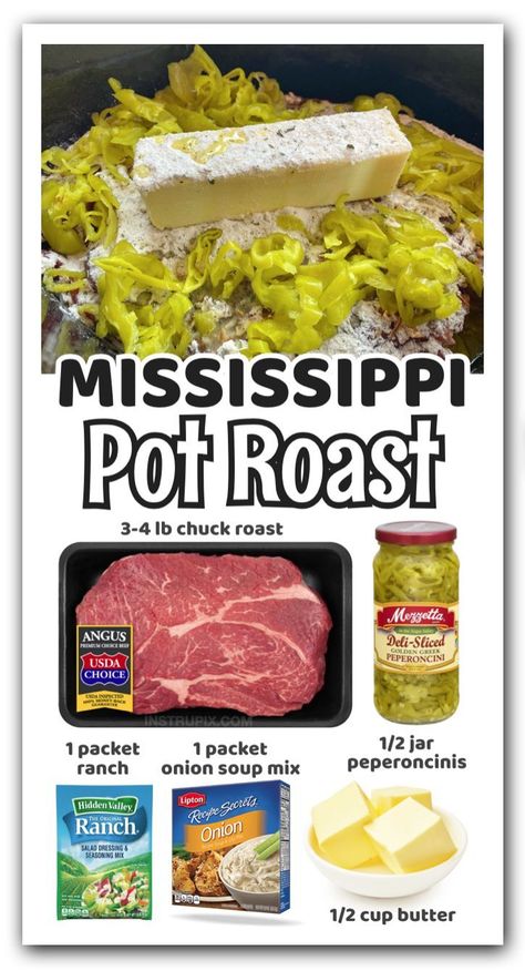 Roast Beef Crock Pot Recipes, Pot Roast Sandwiches, Simple Crockpot, Pot Roast Crock Pot Recipes, Crockpot Meal, Easy Crockpot Dinners, Mississippi Pot Roast, Pot Roast Recipes, Crockpot Dishes