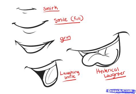 Cartoon Mouth | How to Draw Smiles, Step by Step, Mouth, People, FREE Online Drawing ... Drawing 101, Cartoon Mouths, Draw Lips, Anime Mouths, Smile Drawing, Cartoon Smile, Cartoon Drawings Of People, Tree Drawings Pencil, Cartoon Drawing Tutorial