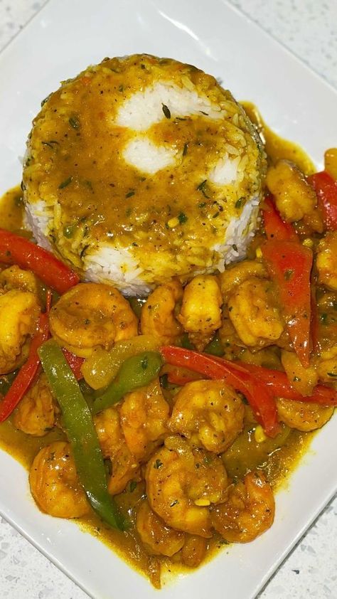 Curry Shrimp And Rice, Curried Shrimp, Rice And Curry, Curry And Rice, Rice Curry, Best Food Recipes, Shrimp Curry, Shrimp And Rice, Curry Rice