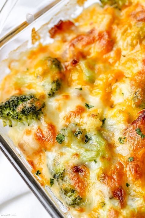 Low Carb Cauliflower Side Dishes, Broccoli Cauliflower Bacon Casserole, Veggie Sides Dishes Healthy, Non Starchy Recipes, Broccoli And Cauliflower Cheese Casserole, Healthy Delicious Vegetable Recipes, Cheesey Broccoli And Cauliflower, Loaded Cauliflower Broccoli Casserole, Vegetable Melody Recipes