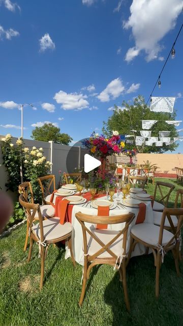 LOPEZ'S EVENTS & RENTALS LLC on Instagram: "Colorful Mexican Hacienda Style Wedding 🌼🌹🌼" Mexican Wedding Theme Decorations, Hacienda Party Theme, Mexican Wedding Ideas Decor, Mexican Backyard Wedding, Mexican Boho Wedding, Rustic Mexican Wedding, Mexican Hacienda Wedding, Hacienda Wedding Decor, Rancho Wedding Mexican