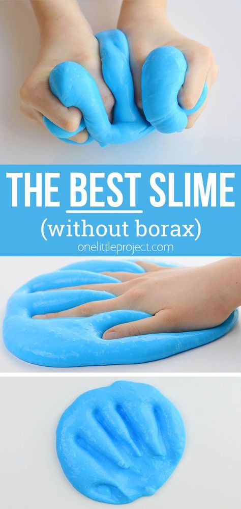 This slime recipe without borax is SO AWESOME. This recipe makes perfect slime every single time with only 4 ingredients! What a super fun kids activity! Friend Games, Make Slime For Kids, Slime Without Borax, Perfect Slime, Cool Slime Recipes, Fluffy Slime Recipe, Borax Slime, Free Slime, Contact Solution